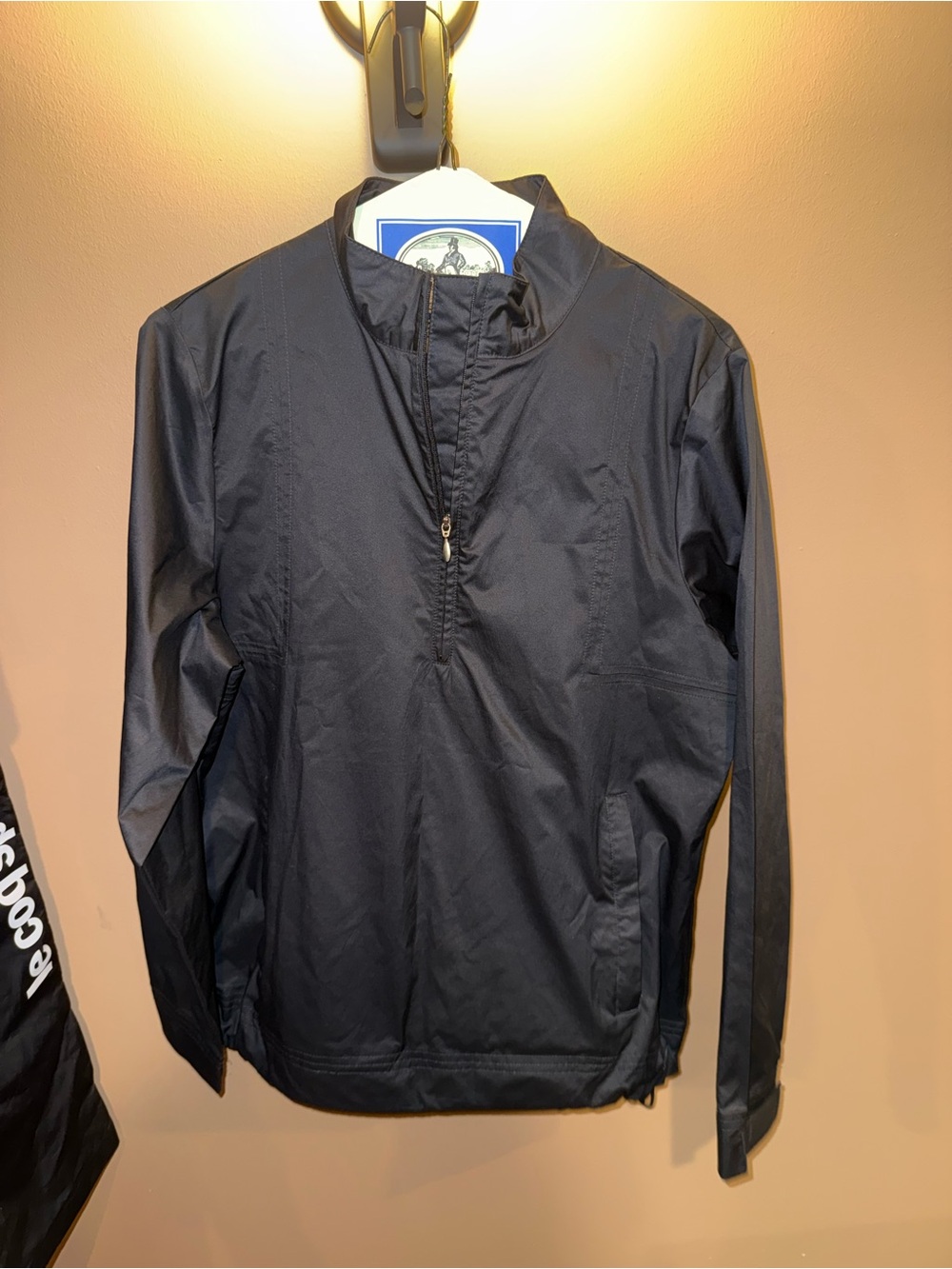 Nike Black Half-Zip Windbreaker